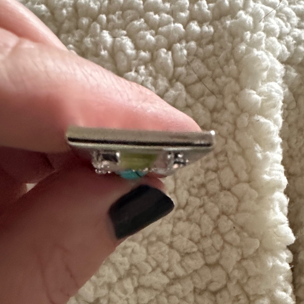 Lia Sophia Galileo Silver-Tone Slide Pendant with multicolored stones & crystals - Picture 8 of 10